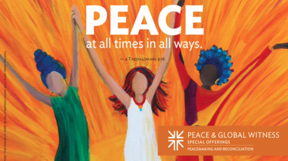 Peace and Global Witness Special Offering